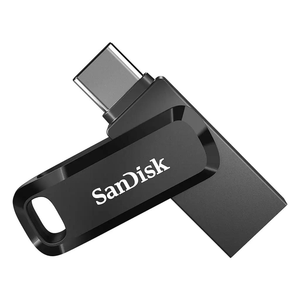 SanDisk Ultra Dual Drive Go usb3.0 Type C Pendrive for Mobile (Black, 64 GB, 5Y
